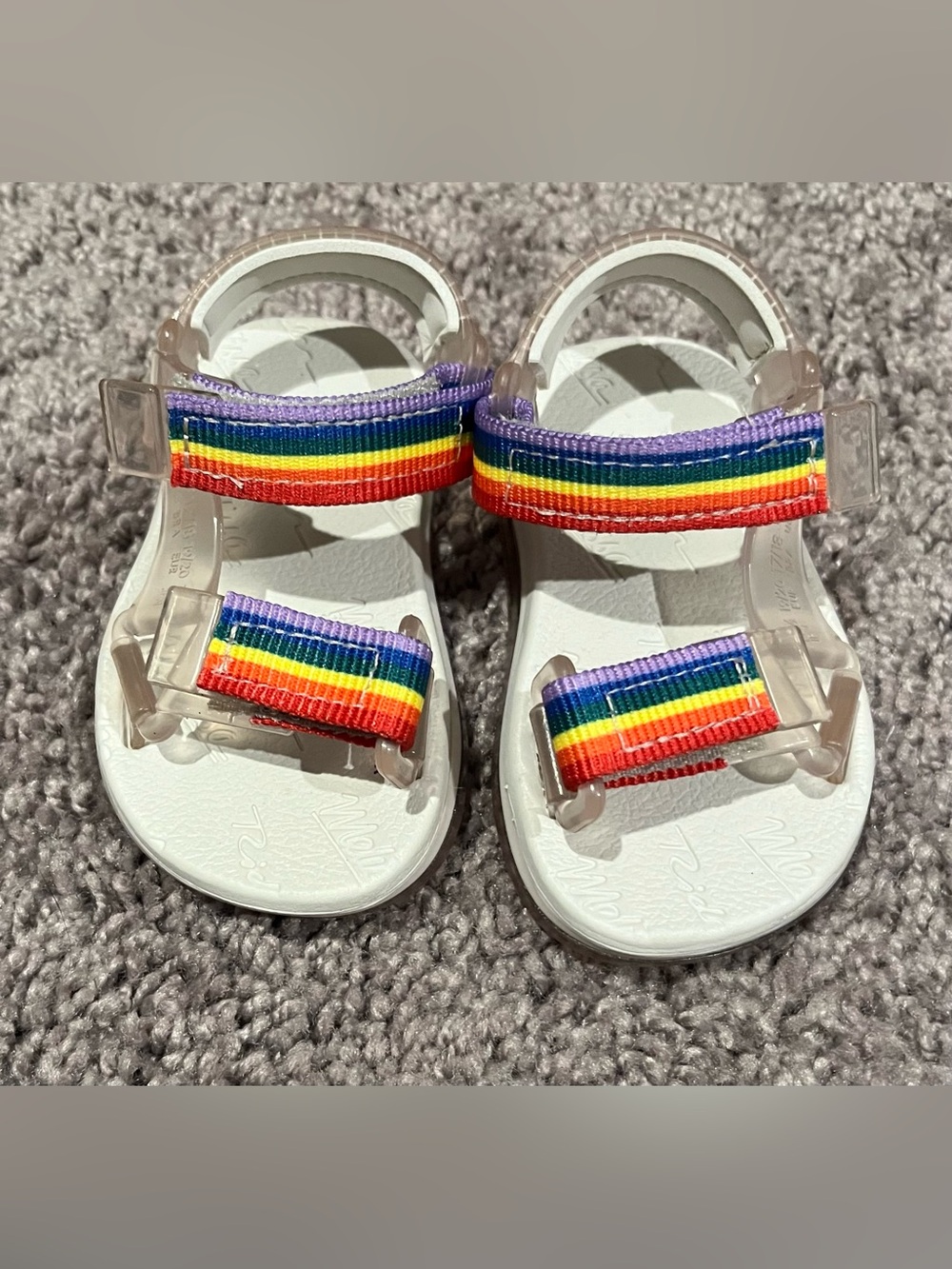 Mini Melissa x Rider Rainbow Sandals - Size 5